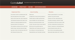 Desktop Screenshot of contralabel.com